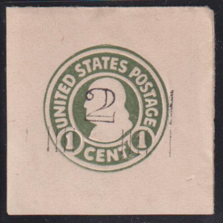 US Postal Stationery and Cut Squares #U465 MINT    SUPERB  FC 44x43 mm PFC, signed Gibbons  Cat Value: $900