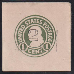 US Postal Stationery and Cut Squares #U465 MINT    SUPERB  FC 44x43 mm PFC, signed Gibbons  Cat Value: $900