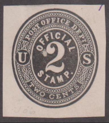 US Postal Stationery and Cut Squares #UO6   F  Cat Value: $120