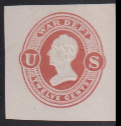 US Postal Stationery and Cut Squares #UO26   F - VF  Cat Value: $90