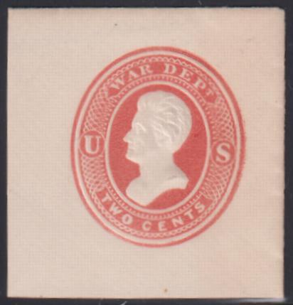 US Postal Stationery and Cut Squares #UO47   XF FC Cat Value: $100