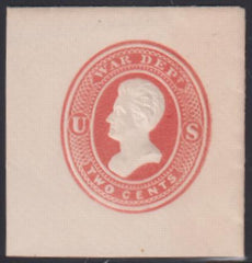 US Postal Stationery and Cut Squares #UO47   XF FC Cat Value: $100