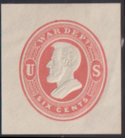 US Postal Stationery and Cut Squares #UO57   VF  Cat Value: $65