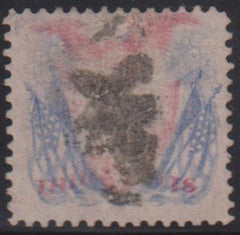 US 1869 Pictorials #121 Used F - VF Well centered pale colors Cat Value: $450