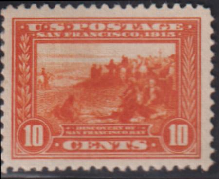 US Early Commemoratives #400a Mint Hinged VF - XF Jumbo Margins Cat Value: $220