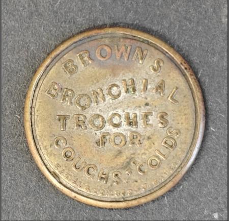 US Essays and Proofs #EP33 Mint VF 5c Browns Bronchial Troches Scarce Cat Value: $900