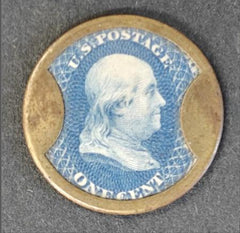 US Essays and Proofs #EP70 Mint VF 1c Drakes Plantation Bitters nicely toned on reverse - rare Cat Value: $700