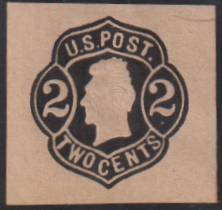 US Postal Stationery and Cut Squares #W51 Mint VF Vertically Laid Paper proves its a wrapper Cat Value: $425