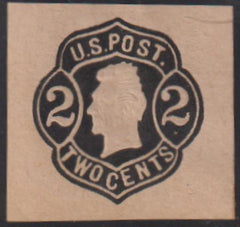 US Postal Stationery and Cut Squares #W51 Mint VF Vertically Laid Paper proves its a wrapper Cat Value: $425