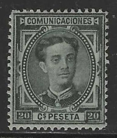 Spain 1876  F-VF Mint Hinged cv $19