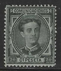 Spain 1876  F-VF Mint Hinged cv $19