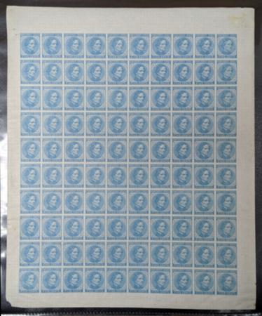 US Confederates and Possessions #6 NH  Full pane De La Rue & Co. Printing Typographed Cat Value: $2000 ($20x100)