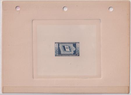 US Essays and Proofs #942P1a  Iowa Statehood die proof, proving room control number on reverse Probably uniique in private hands Cat Value: $1500
