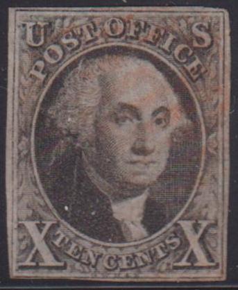 US Classics #2c Used F - VF Double transfer C, pos 2R1 4 margins but barely so at bottom, light cancel Cat Value: $3250