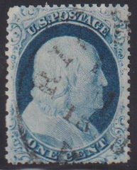US Classics #23 Used F - VF Clearly recut at top few very slightly nibbed perfs, light cancel Cat Value: $1200