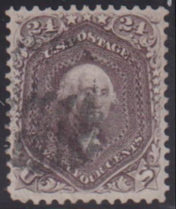 US Classics #70 Used VF Rich color - Light Cancel Cat Value: $300