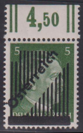 Austria #399 Mint NH  VF pos 9, 15 lines ANK 668I Cat Value: $43/E40