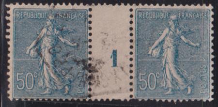France 144 var #YV161 Used AVE - F Millesime pair Wrinkle Cat Value: $250