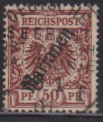 Mariana Islands Sc16  #Mi6II Used F - VF seapost cancel Sc cv $210. Cat Value: 280