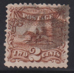 US 1869 Pictorials #113 Used F - VF 3 large Margins Cat Value: 80