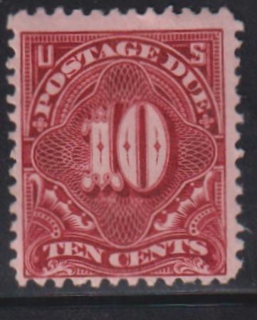 US Postage Dues #J35 Hinged Just F Cat Value: 350
