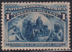 US Early Commemoratives #230 NH Mint VF - XF Fresh OG Cat Value: $100 as 90