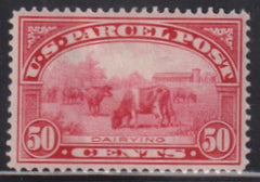 US Parcel Post #Q10 Hinged Mint XF Cat Value: $400 as 90