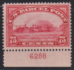 US Parcel Post #Q11 NH Mint F - VF Plate # Single Cat Value: $190+