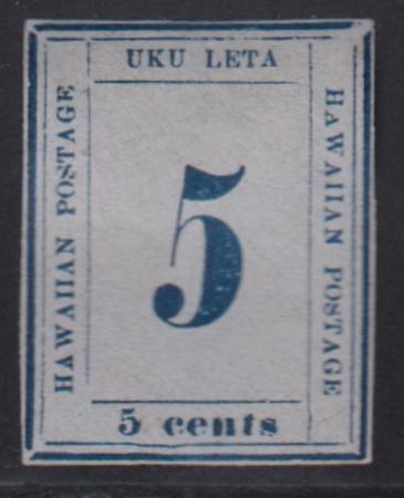 US Possessions - Hawaii #21 Mint F - VF No Gum Plate 9-A Type IV Pos 8 Cat Value: $900