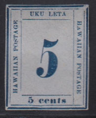 US Possessions - Hawaii #21 Mint F - VF No Gum Plate 9-A Type IV Pos 8 Cat Value: $900