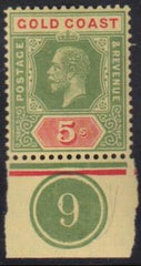 Gold Coast #78 NH Mint XF Plate # single Cat Value: $30+NH