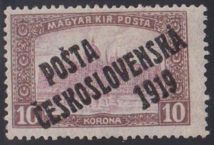 Czechoslovakia #B90 Hinged Mint  Signed Brun - Key Value Cat Value: $1300