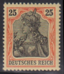 Germany 1906 #85a NH VF Mi 88I Pre-war printing Cat Value: $209 190