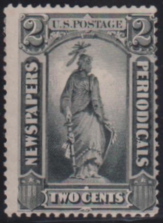 US Newspaper Stamps #PR9 Mint AVE - F No gum Cat Value: $140