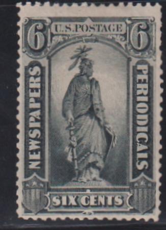 US Newspaper Stamps #PR12 Mint F - VF No Gum - Reperfed at right Cat Value: $140