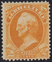 US Officials #O8 Hinged Mint F Fresh! Cat Value: $425
