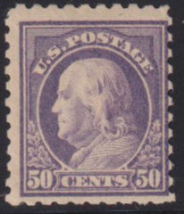 US Washington - Franklin #477 Mint LH  F Crowe Cert Cat Value: $850
