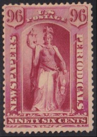 US Newspaper Stamps #PR89 Mint Hinged  F Fresh OG Deep Rich Color Cat Value: $750