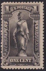 US Newspaper Stamps #PR102 Mint LH  F Short Perfs left Cat Value: $230