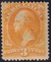 US Officials #O3 Mint Hinged  F Cat Value: $225