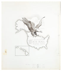 US Artmaster Scott C72 1968 Domestic 10c Air Mail Postal Rate Cachet Artwork