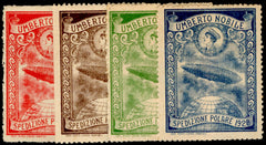 Italy 1928 Polar Expedition of Airships Vignette Set of 4