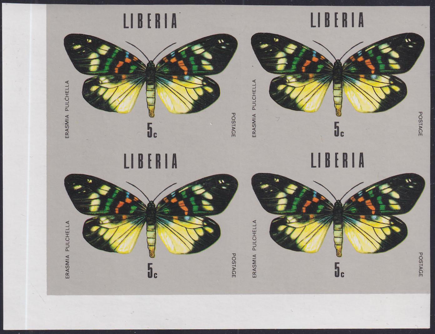Liberia 1974  #683 -688 Set in Imperfs in blocks of 4