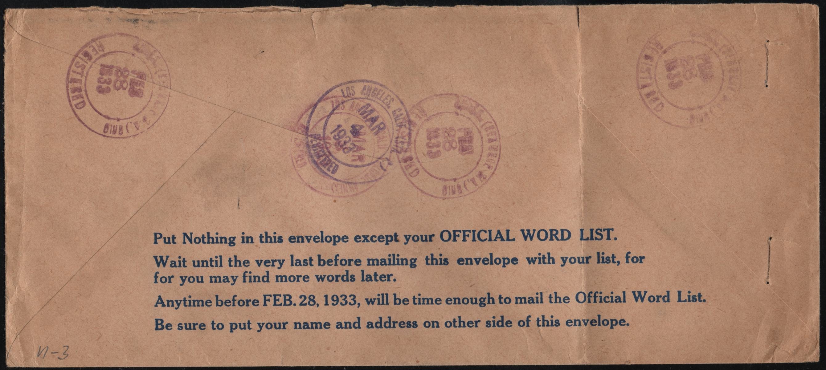 US Ohio, Akron 714 on Registered Fancy Cancel, Circle