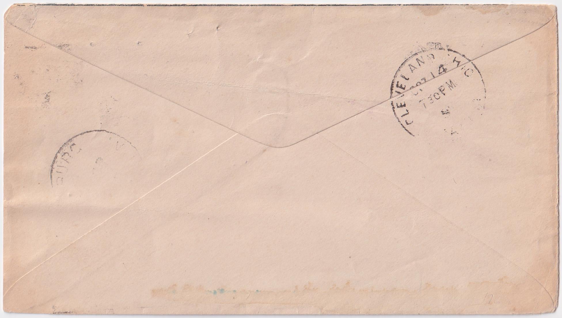 US 1899 Advertising cover, Bees