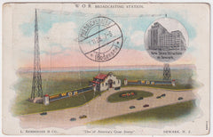 US 1928 Zeppelin Flight on PPC for Bamburger's WOR Radio Station