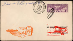 US 1931 National Air Race Cover with C12  Signed by Florence Klingensmith, Pioneering Aviator