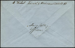 Switzerland 1922 Zumstein S18, 5rp + 5rp Tell boy Pair on Cover, Renggli Certificate